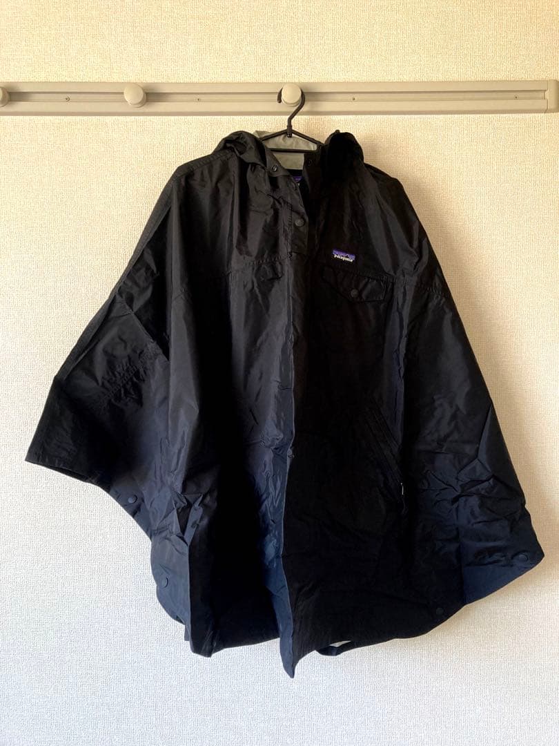Patagonia レインポンチョ　ブラック WOMEN レインポンチョ ブラック