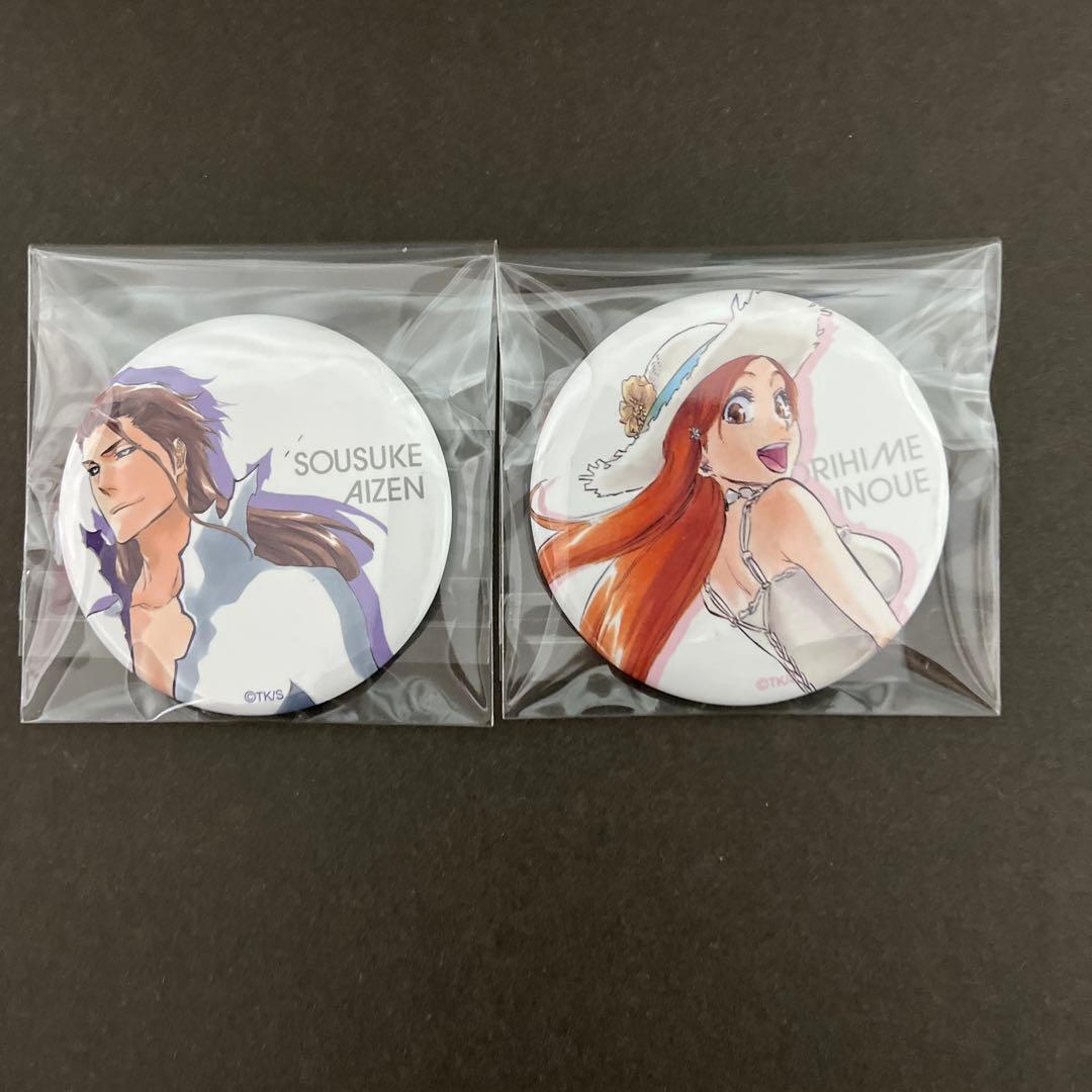 BLEACH BLEACH展 缶バッジ 原画展 井上織姫 藍染惣右介 - メルカリ