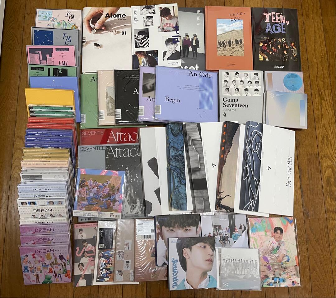 SEVENTEEN 過去 アルバム まとめ売り 59枚 SEVENTEENセブチ 過去アルバム ② まとめ売り - メルカリ