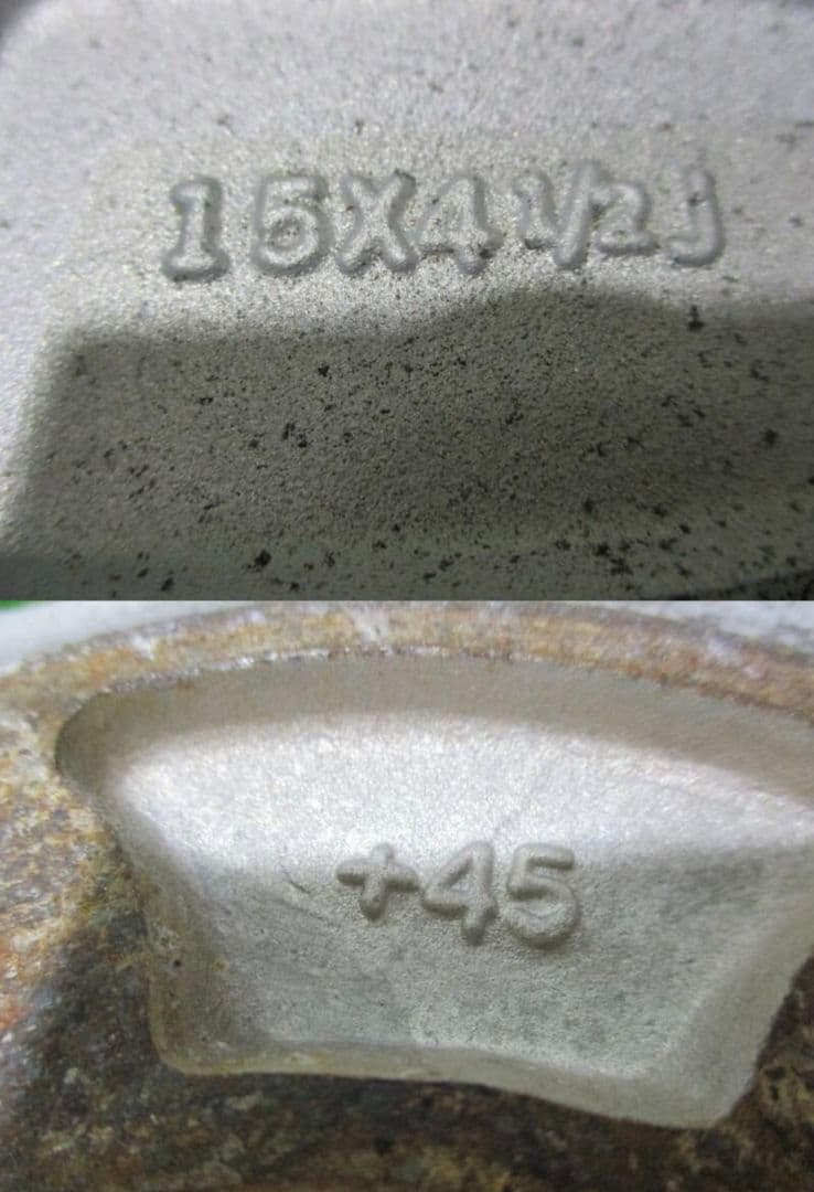 夢来鳥　スズキ純正 15×4.5j+45 PCD:100 4H 希少