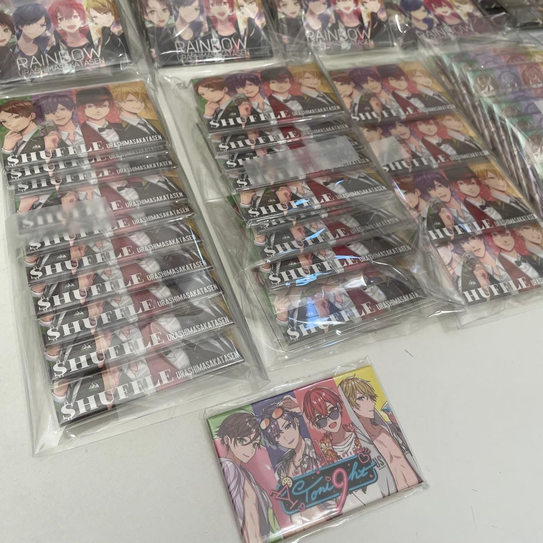 Y55.浦島坂田船 タワレコ 特典 缶バッジ まとめ スクエア セットの通販