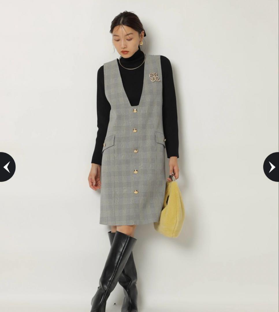 JUSGLITTY フロント釦ミニジャンスカ Mサイズ新品未使用 - メルカリ