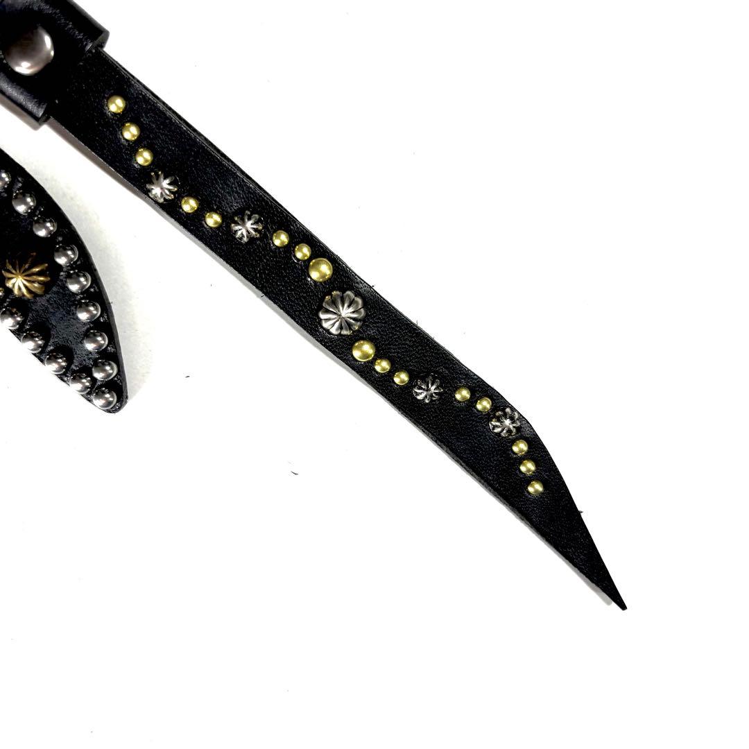 スタッズキーホルダー［sh175-1767］ソフトレザーCALEEキャリー風