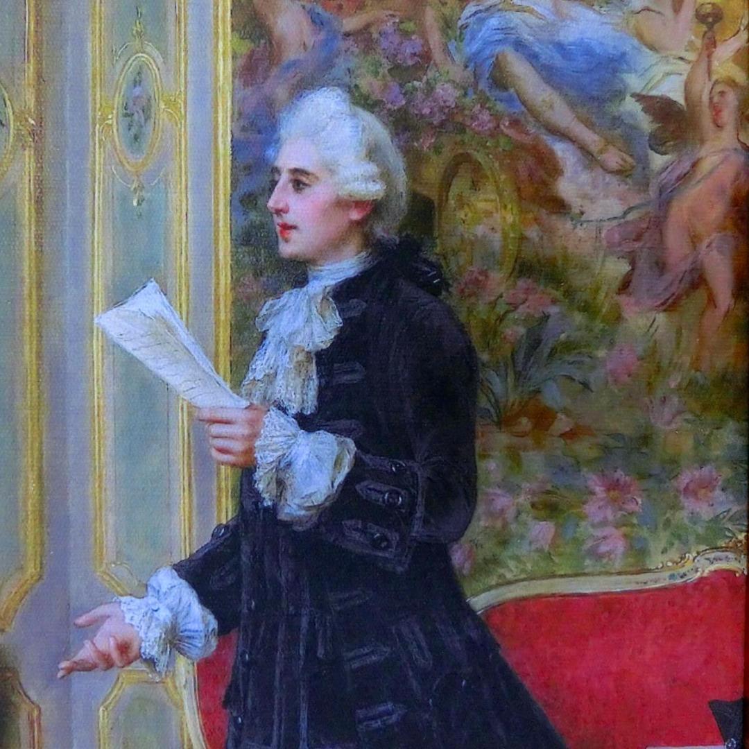 ロココ額絵 中世ヨーロッパ貴族 ゴールド 2種よりお選び下さい。C・D