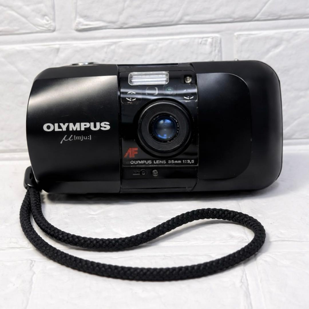 OLYMPUS μ mju 35mm 1:3.5 フィルムカメラ 初代 - メルカリ