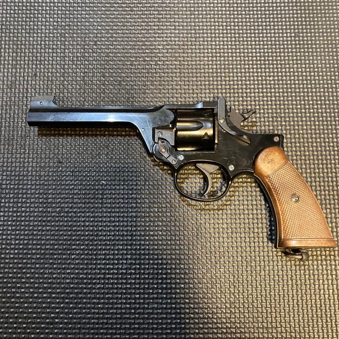 マルシン エンフィード No.2 Mk1 シングルダブルアクション モデルガン マルシン ENFIELD（エンフィールド） No.2 Mk1 ブラックHW 木製