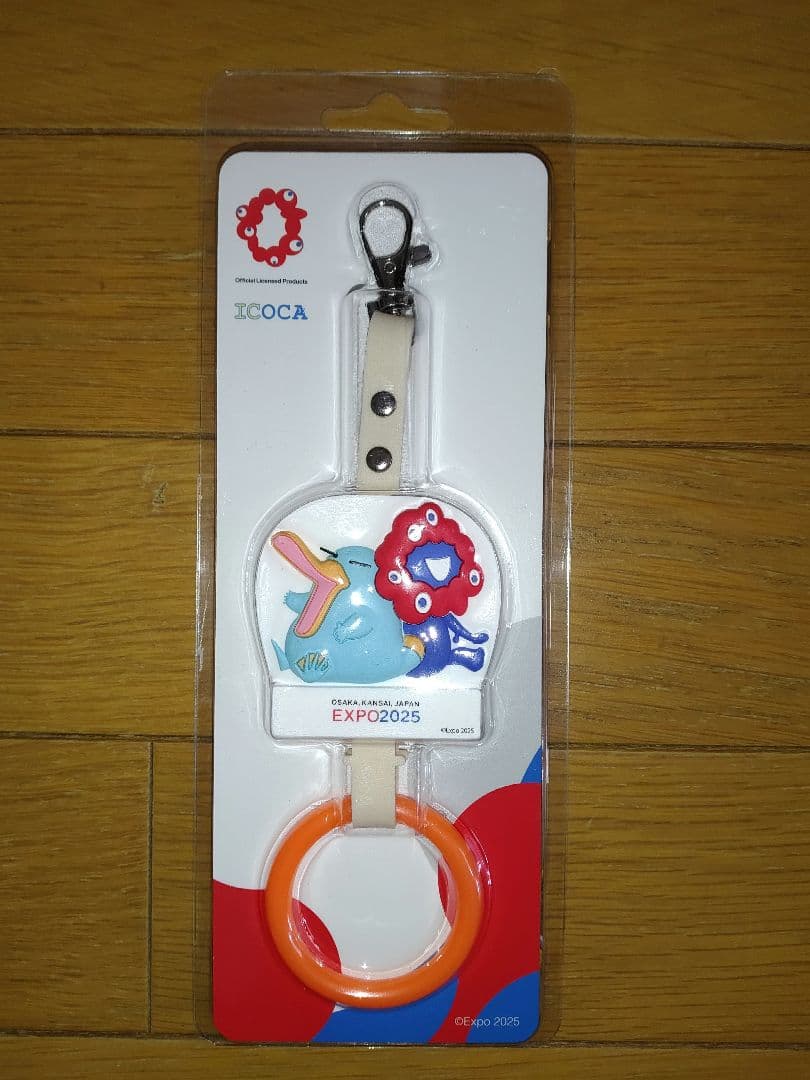 大阪万博 ミャクミャク イコちゃんつり革キーホルダー - メルカリ