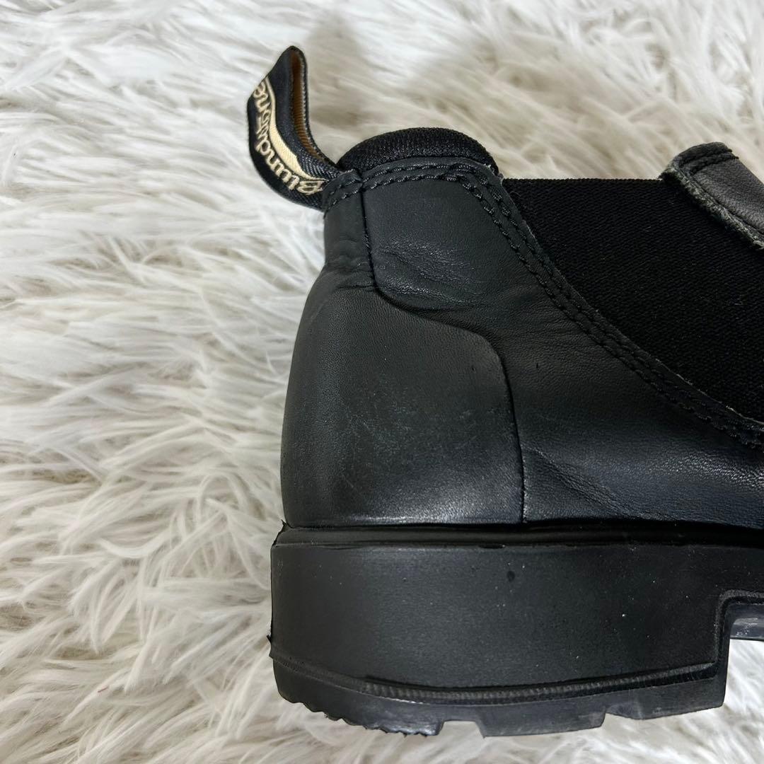 美品✨ブランドストーン サイドゴアブーツ ローカット ブラック 23.5cm