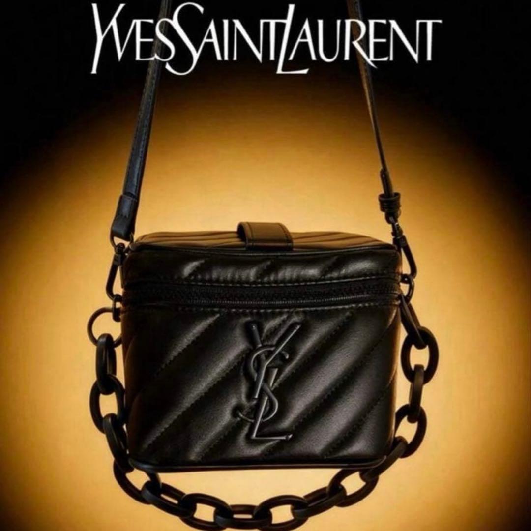 イヴサンローラン バニティポーチ ショルダーバッグ YSL メイクポーチ