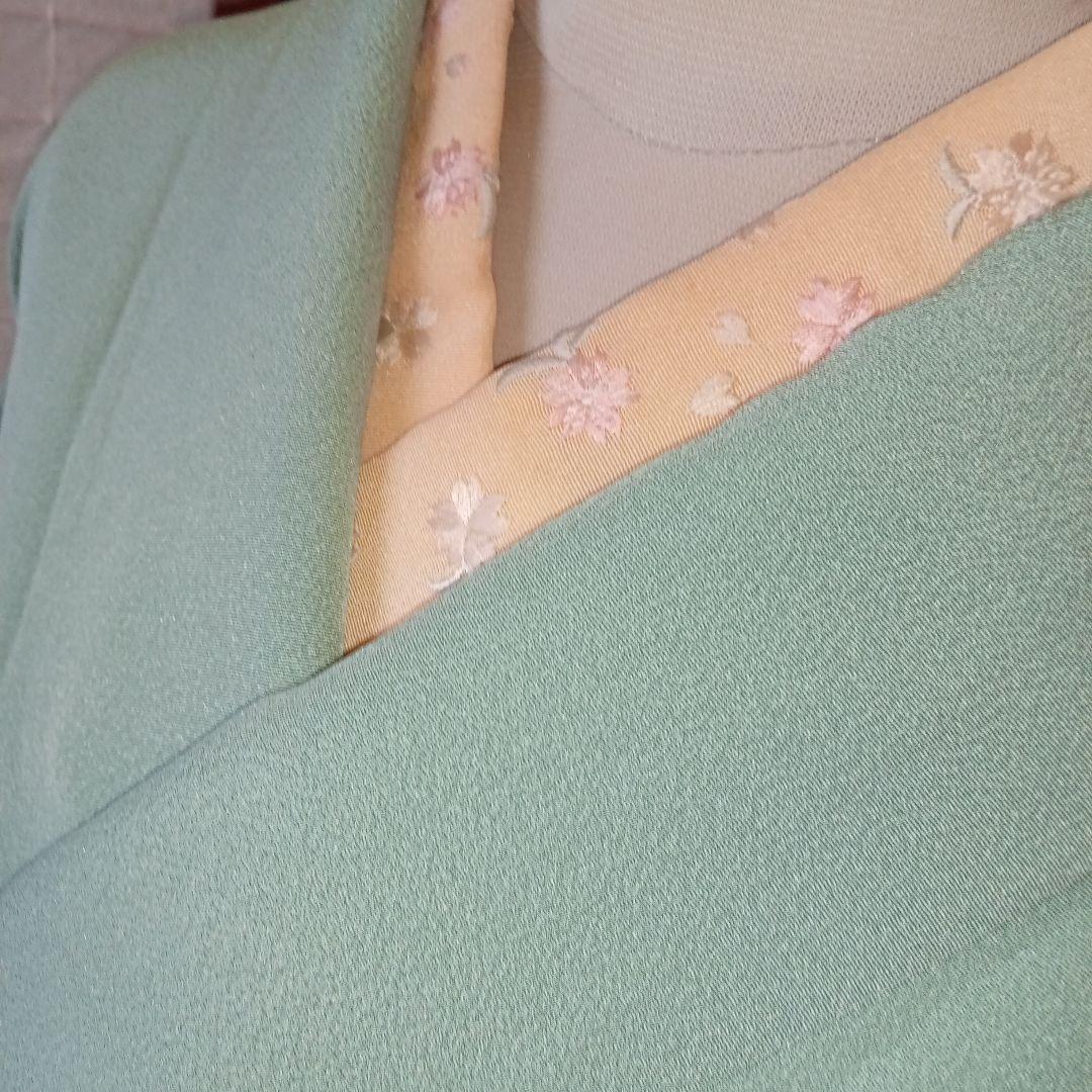 yuYu4619美品　珍しく家紋なしの色無地　知的美人は色無地選ぶ