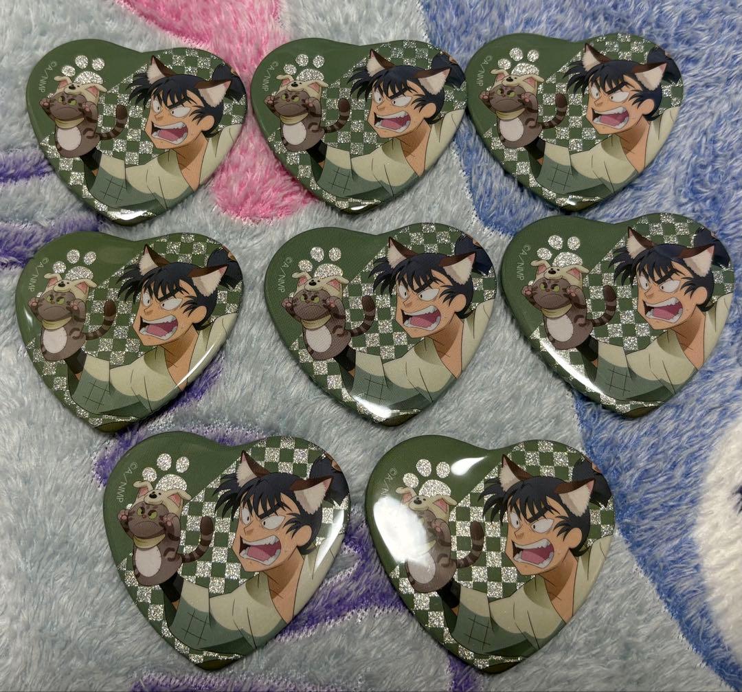 忍たま乱太郎 ナンジャタウン 食満留三郎 ハート缶バッジ - メルカリ