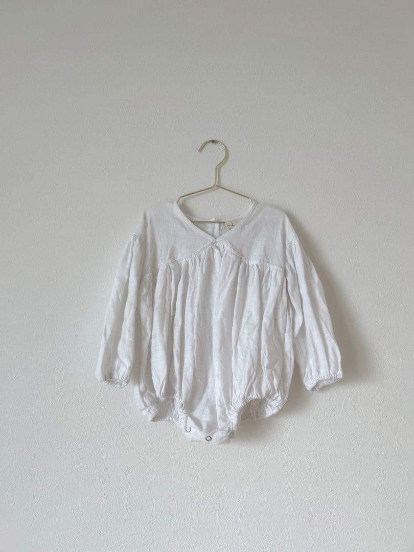 Marlow and Mae】Gia Romper 6-12mMarlow and Mae】Gia Romper - White