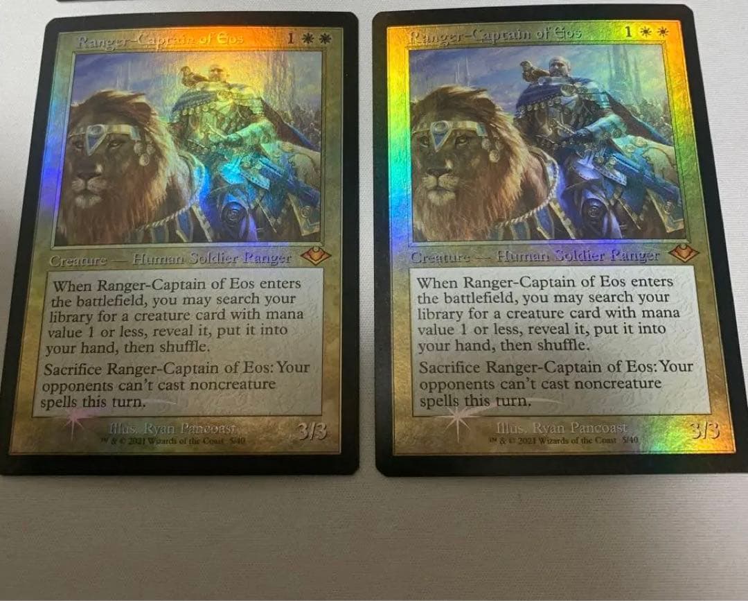 【TI &KSNさん専用】イーオスのレインジャー長　英語　旧枠　foil　2枚 FOIL)(旧枠仕様)イーオスのレインジャー長/Ranger-Captain of Eos