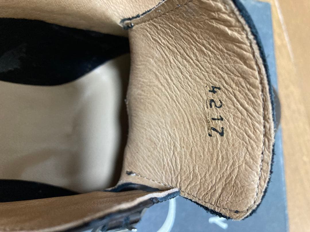 BONTRE ダブルモンクストラップウイングチップ メダリオンシューズ黒本