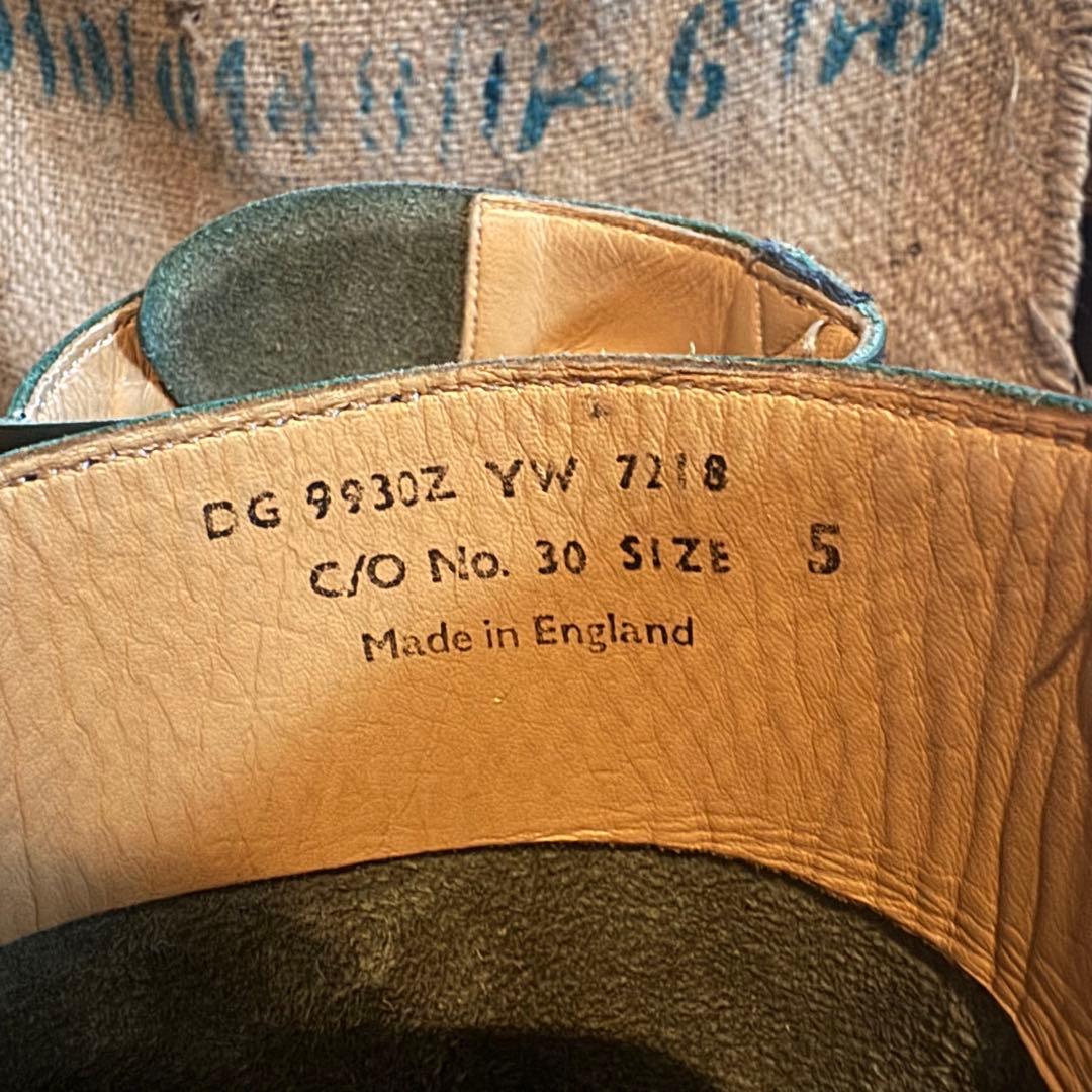 イングランド製 ドクターマーチン エンジニアブーツ緑 UK5 希少 - メルカリ