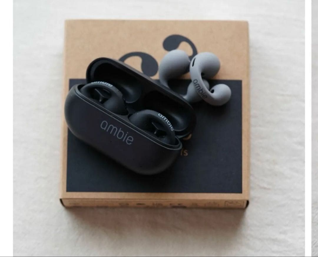 ambie AM-TW02 スターターセット オープンイヤー イヤホン ambie sound earcuffs AM-TW02イヤーカフイヤホンスターターセット