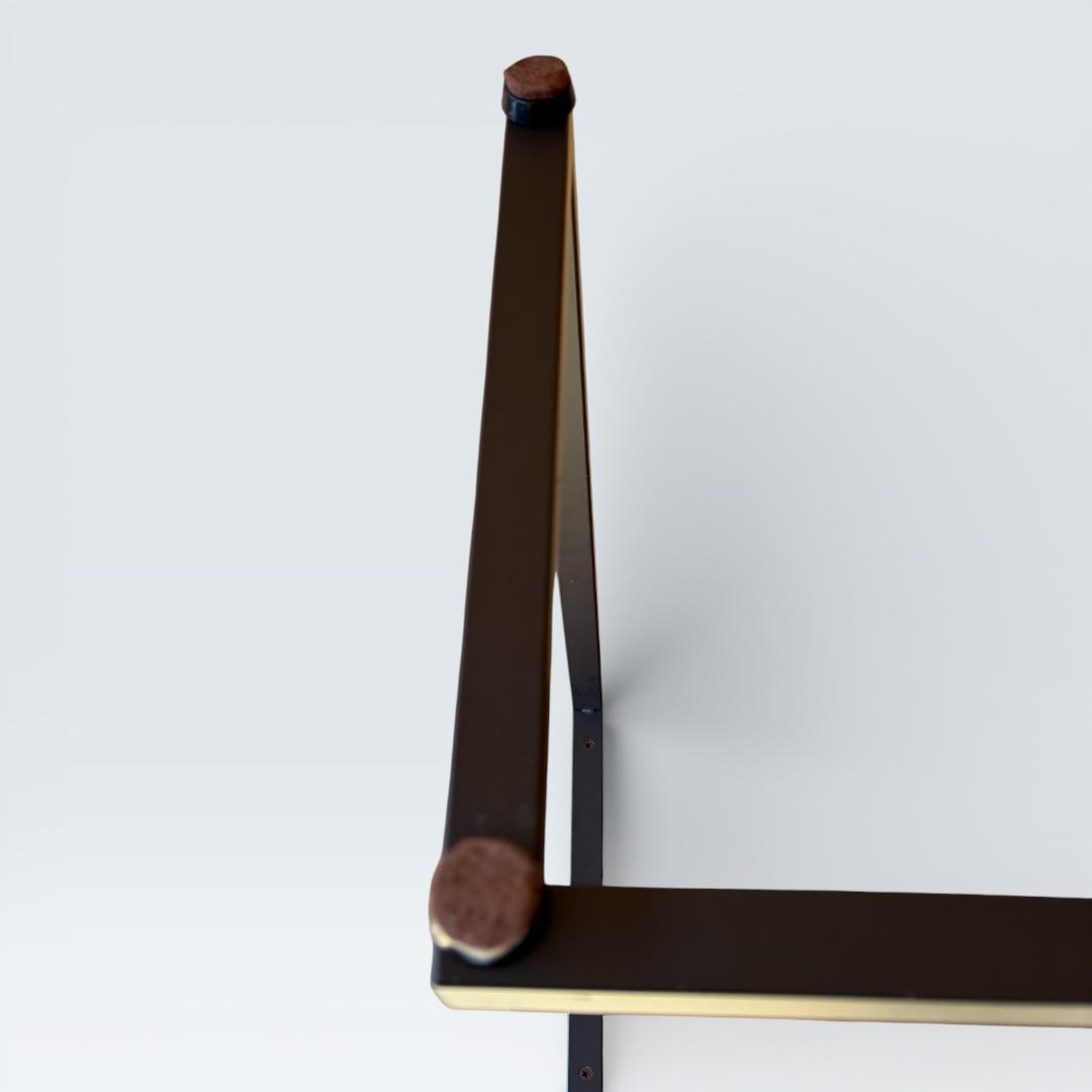 広松木工 FREX サイドテーブル 068 ウォールナット 無垢 アイアン