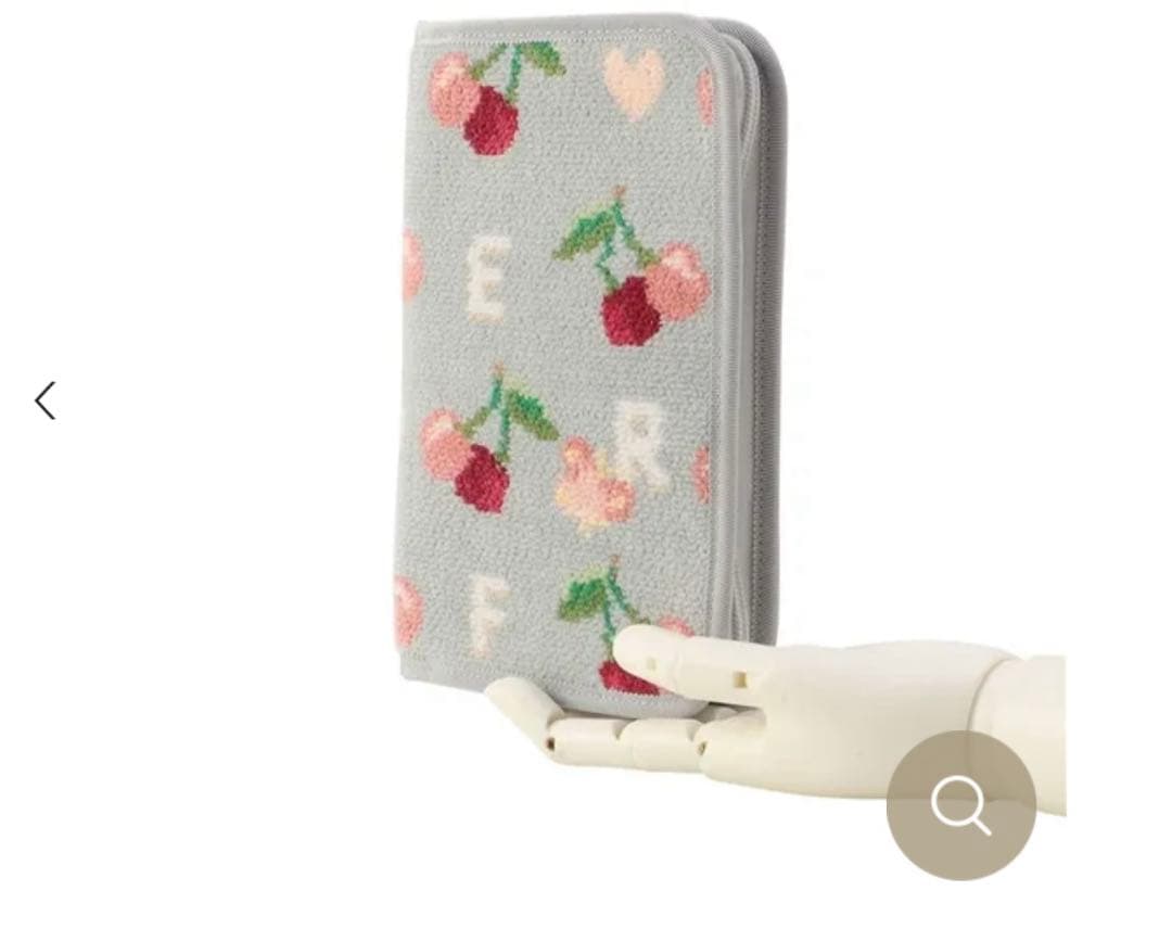 フェイラー 母子手帳ケース キープスマイリングチェリー さくらんぼ柄