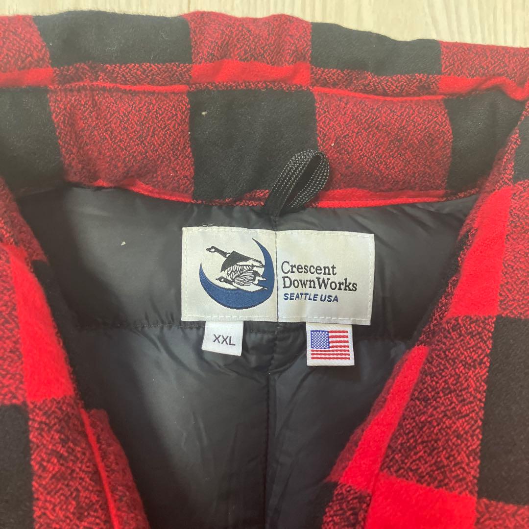 ボーイズマーケット別注クレセントダウンバッファローチェック未使用品