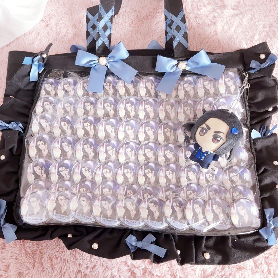 東京リベンジャーズ 東リべ 場地圭介 痛バッグ A3痛バ 青 - メルカリ