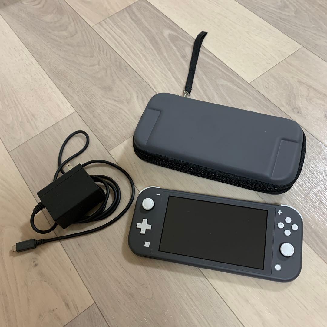 nintendo switch lite本体 充電アダプター 専用ケース付き Switchと一緒にACアダプタも持ち運べる大容量のNintendo Switchケース