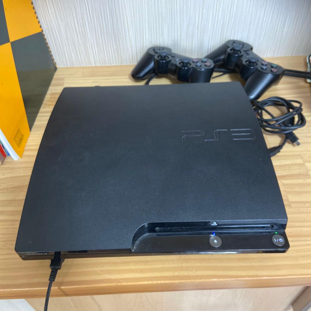 動作確認済PS3スリム本体 320GB＋ソフト12本＋ ジャンクコントローラー