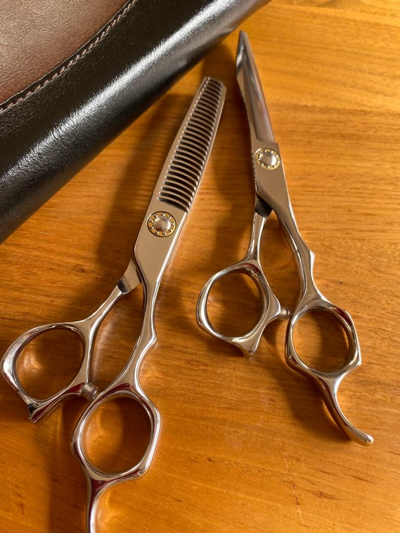 新品 6インチ ボールベアリング シザー セニングシザー セット 鋏 プロ