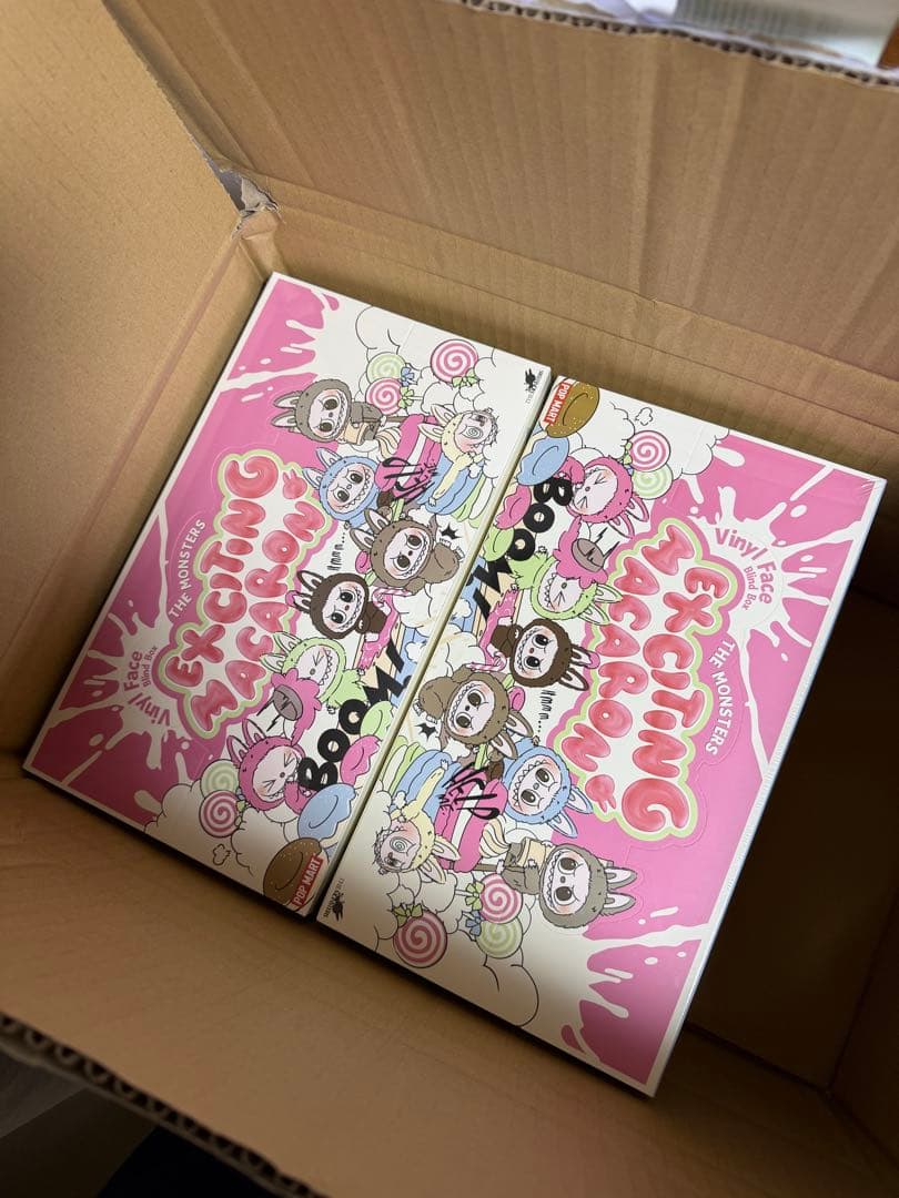 POP MART Exciting Macaron アソートBOX 新品未使用 POP NOW:THE MONSTERS - Tasty Macarons Vinyl Face Blind Box - POP
