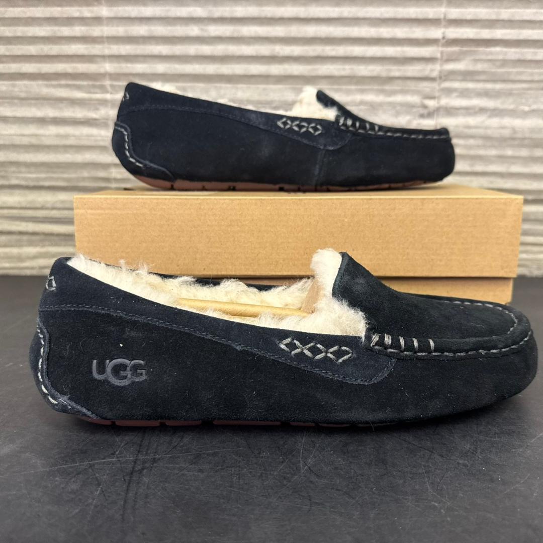 ☆未使用 UGG モカシン アンスレー 24㎝ 黒 Ansley 1106878 - メルカリ