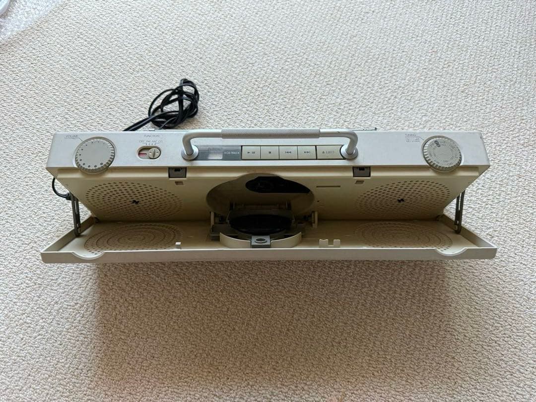 稀少品】無印良品 携帯CDラジオ ラジカセ コンポ - メルカリ