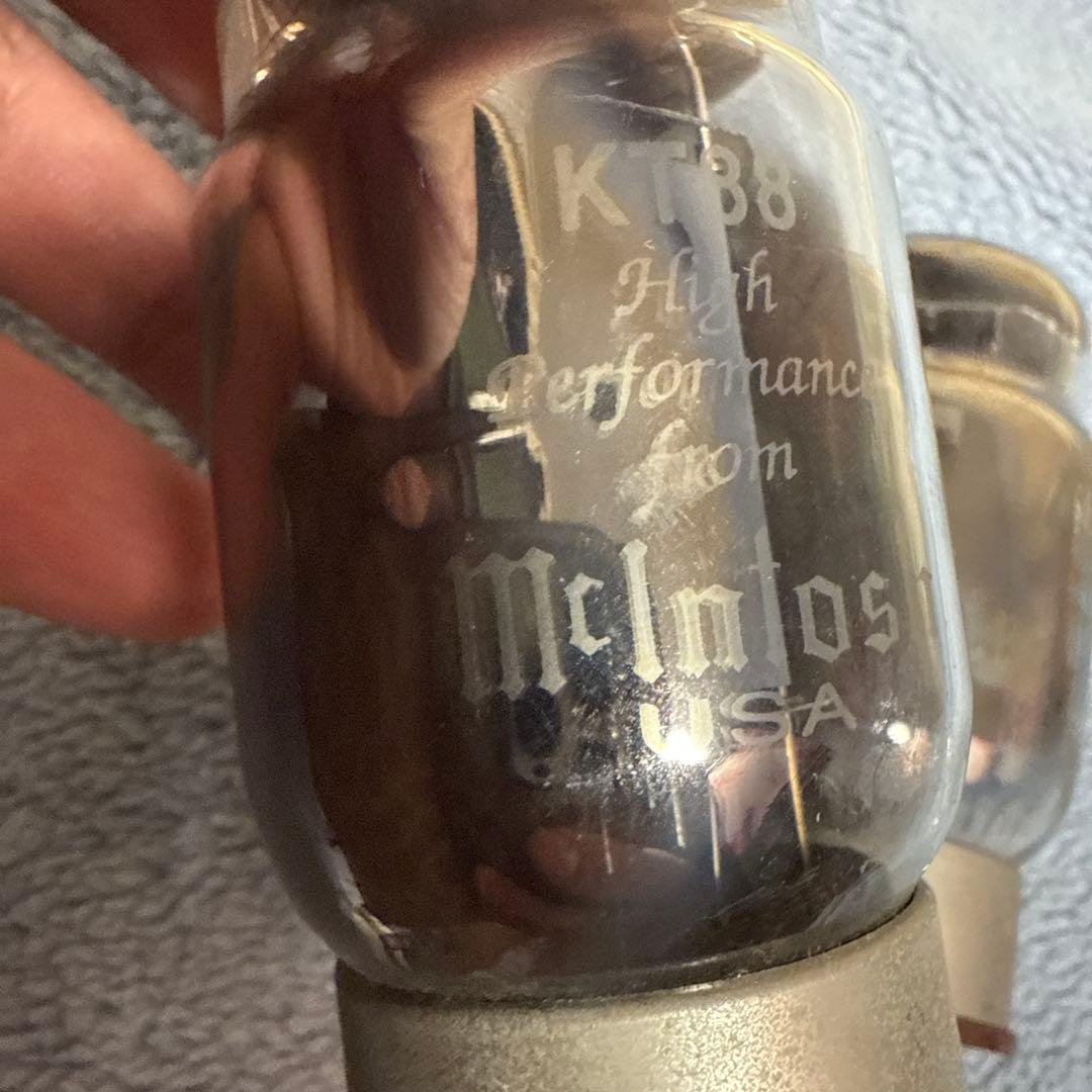 超希少 格安 Mcintosh KT88 真空管 ペア マッキントッシュ - メルカリ