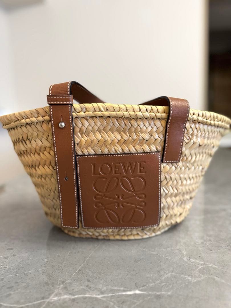 ロエベ　LOEWE カゴバッグ LOEWE】ロエベ バスケットバッグ スモールサイズ かごバッグ (LOEWE