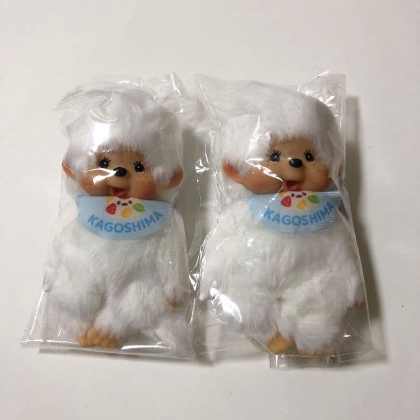 最安値】鹿児島限定 白くまモンチッチ ご当地モンチッチ 2個セット