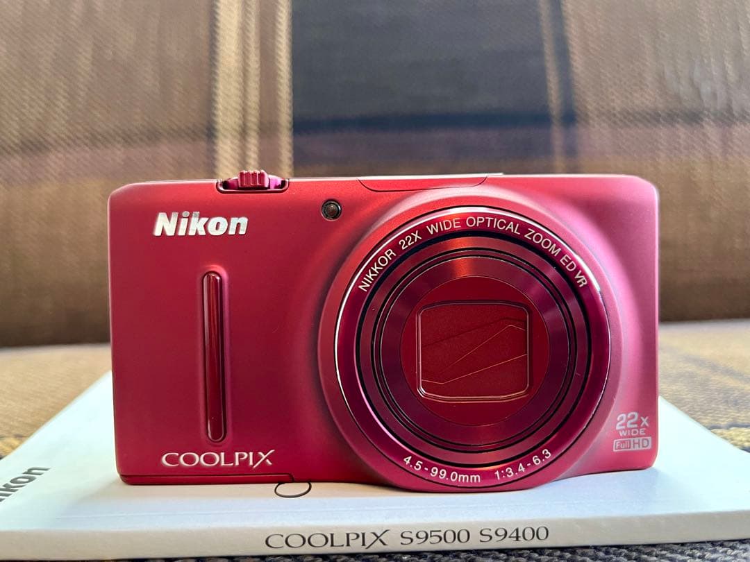 Nikon COOLPIX S9500 ヴェルヴェットレッド Wi-Fi 美品