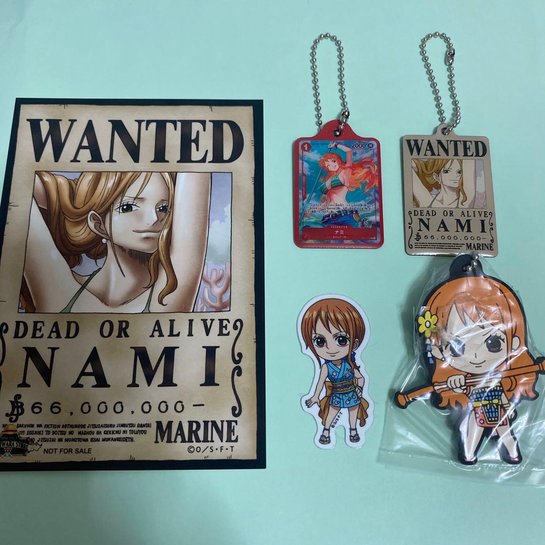 ワンピース 麦スト 手配書 ナミ その他キーホルダー - メルカリ