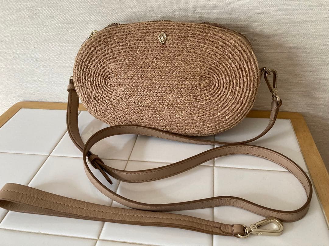 専用、美品ヘレンカミンスキー、ラフィア2ウェイバッグ - メルカリ