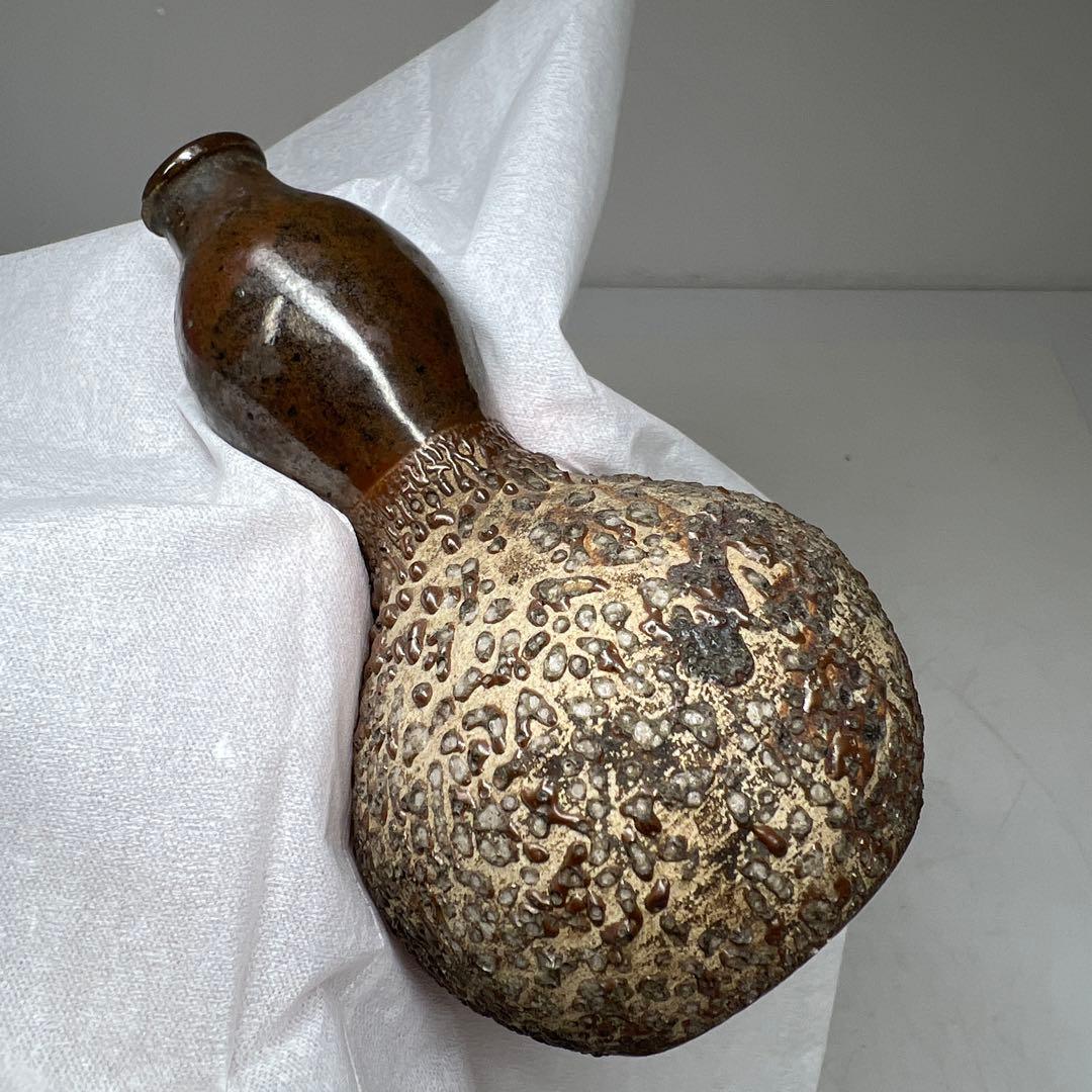 江戸時代 古相馬焼 瓢箪型花器一対 高さ約9㎝ 東里7-0702⭐︎2F - メルカリ