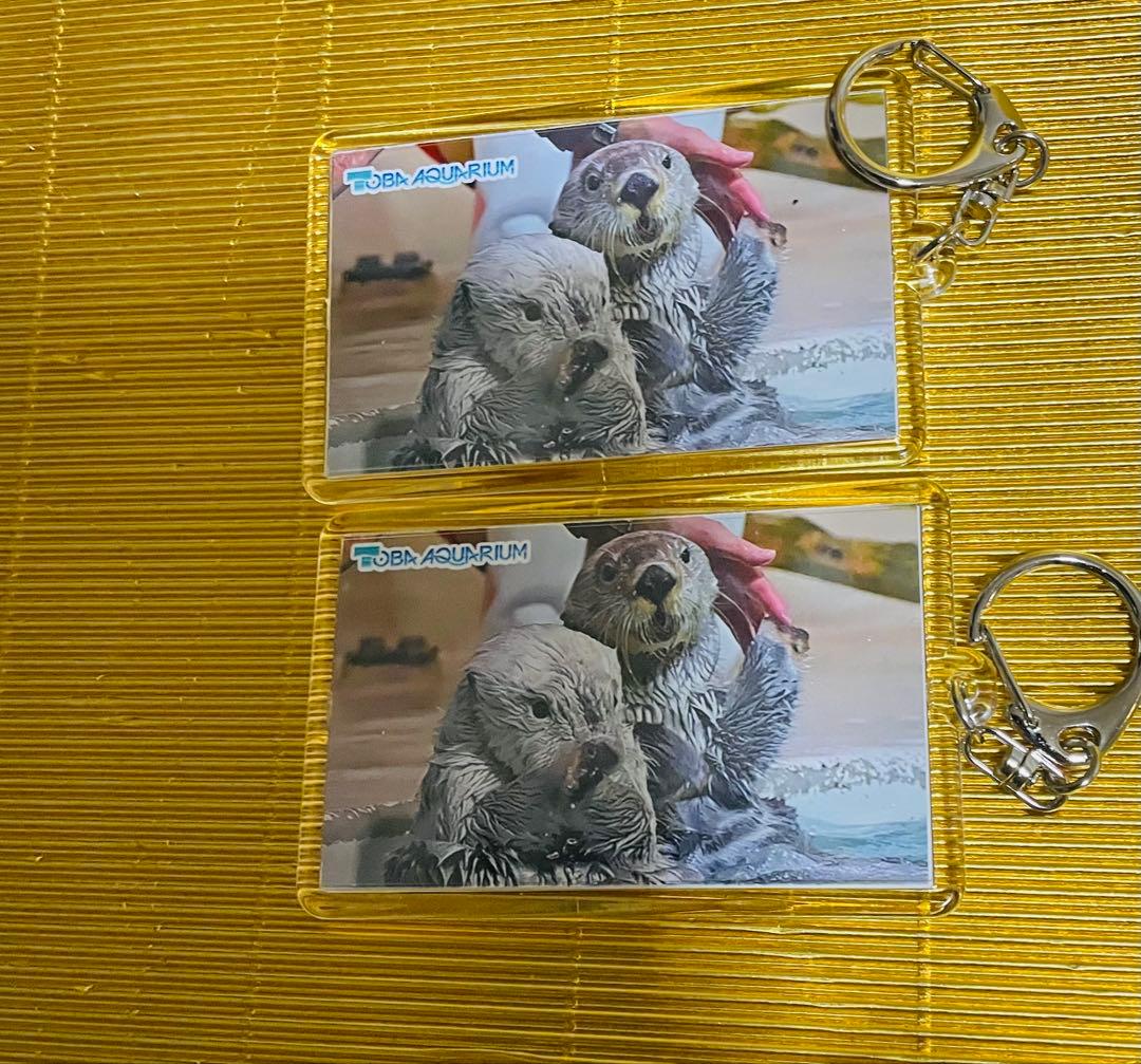 鳥羽水族館⭐️ラッコ⭐️キラ✖️メイ⭐️キーホルダー⭐️4種8個セット