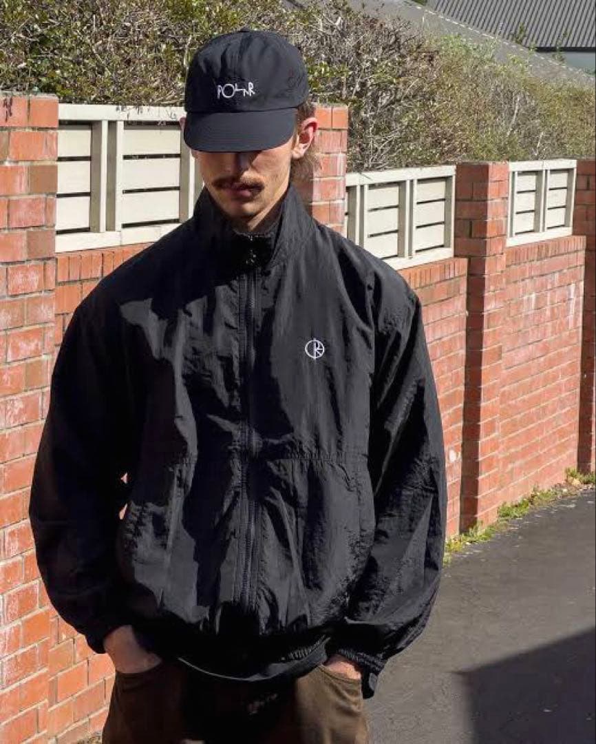 Polar Skate Co Lasse Track Jacket アウター Polar Skate Lasse Track Jacket - black (black)