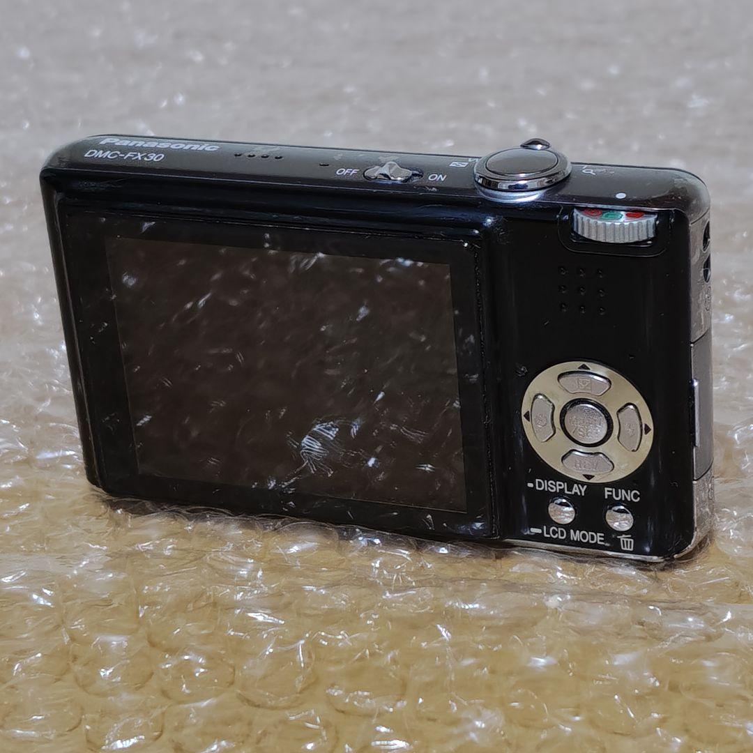 動作確認済 程度良好】パナソニック ルミックス DMC-FX30 デジカメ 黒