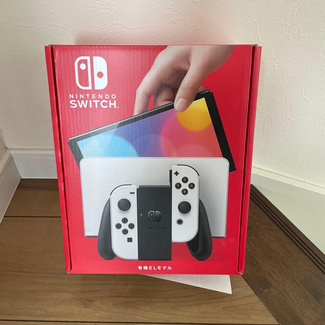 【新品未使用未開封】本体有機EL JCホワイト Amazon.co.jp: Nintendo Switch(有機ELモデル) Joy-Con(L)/(R