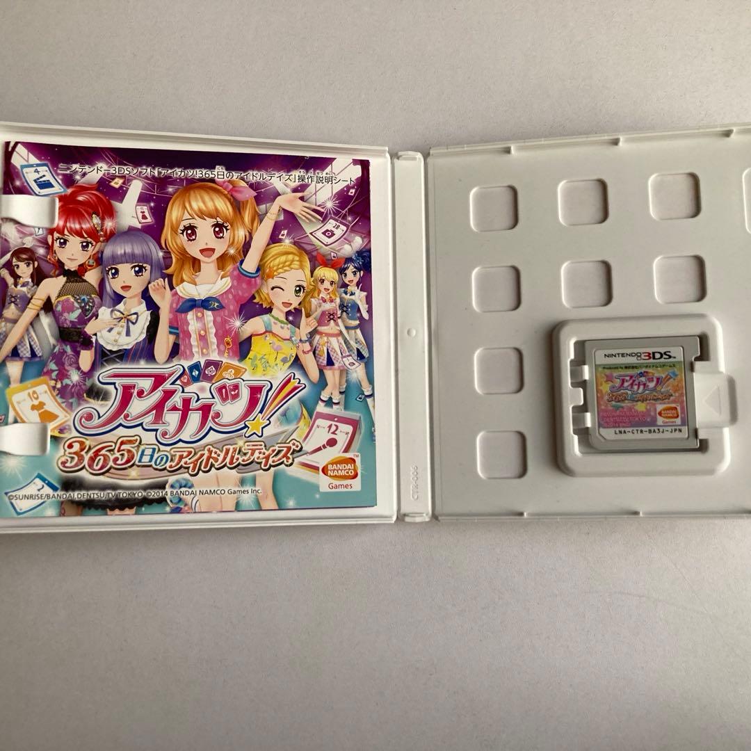 ニンテンドー3DSソフト アイカツ 365日のアイドルデイズ ケース&説明書