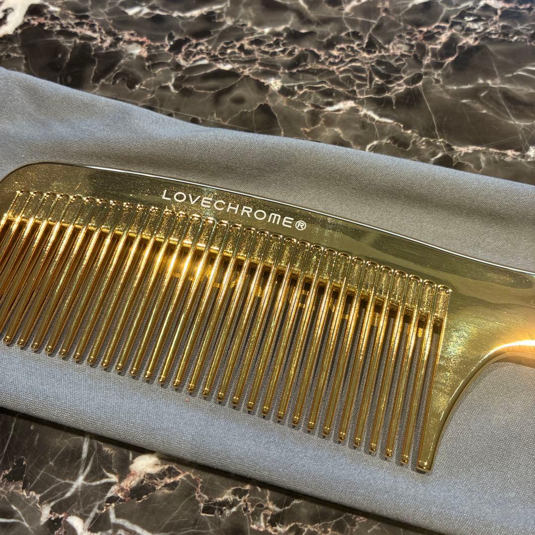 LOVECHROME K24テツキゴールドコーム 専用ケース付き - メルカリ