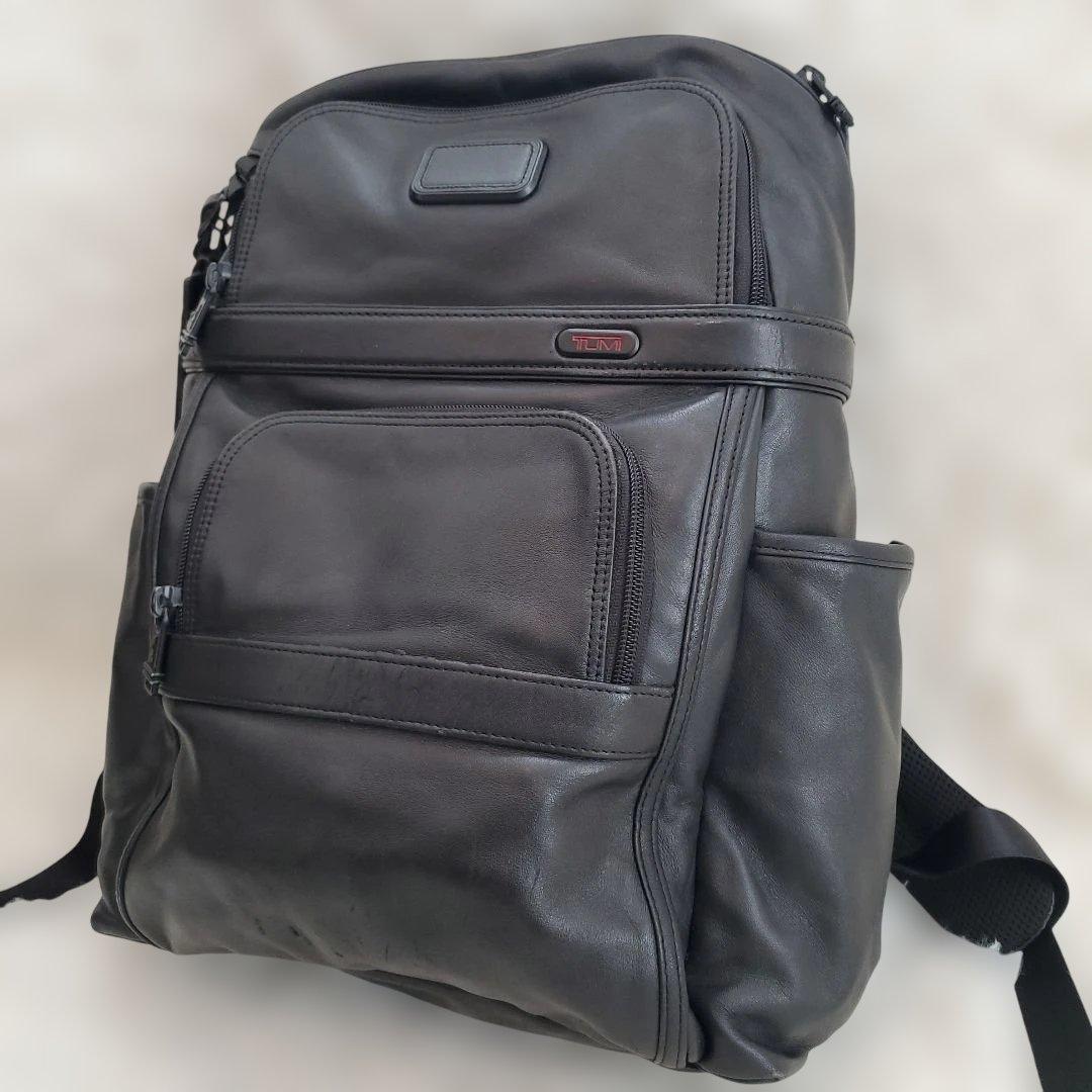 ⭐良品⭐TUMI ブラック オールレザー ビジネスバッグ バックパック トゥミ(TUMI) レザー リュック・バックパック | 通販・人気ランキング