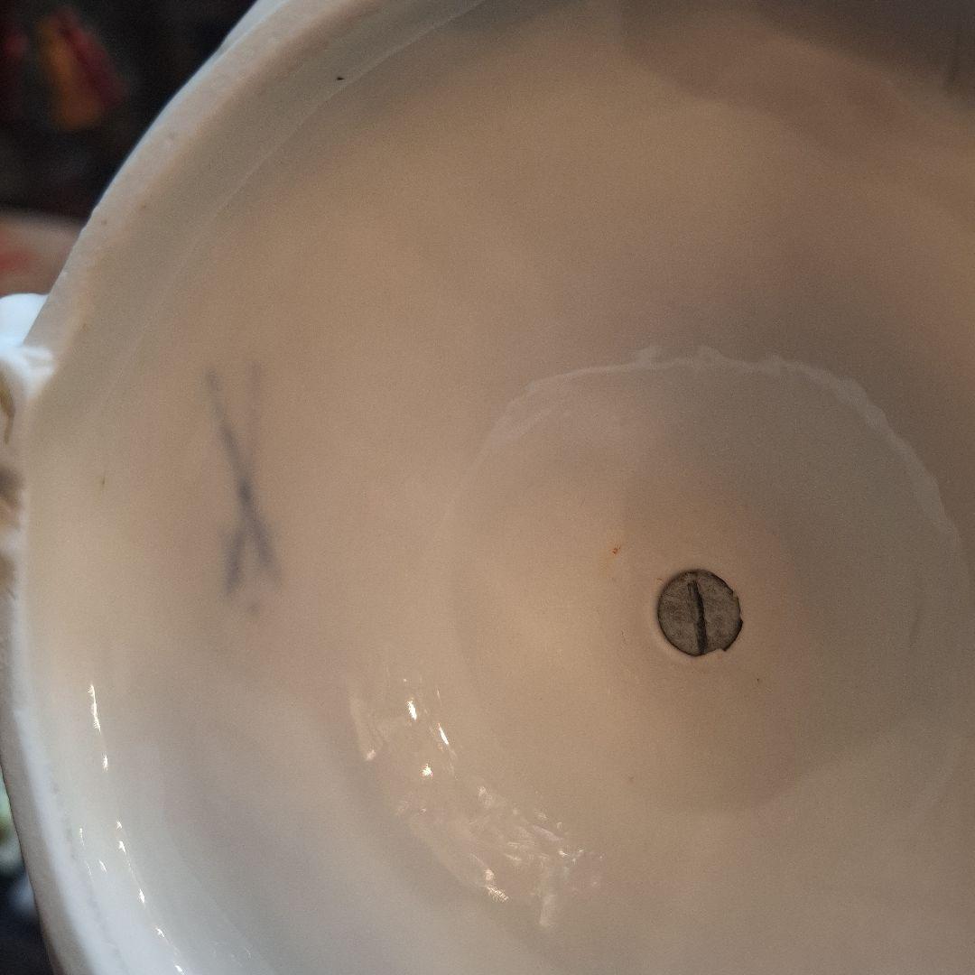 No.独館 (ドイツ) マイセン白磁 貴族 一輪挿し 花器 花入れ