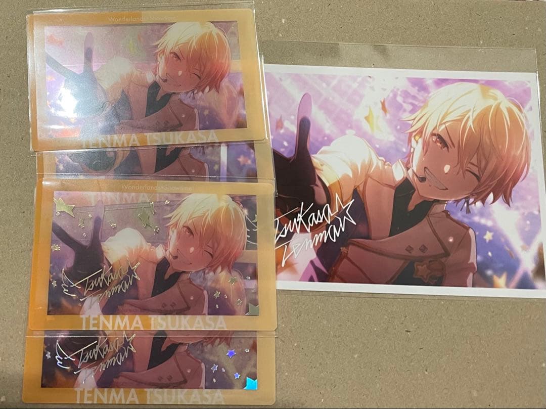 プロセカ あんスタコラボ 天馬司 エピカ 前2後2 箔押し2 特典各1