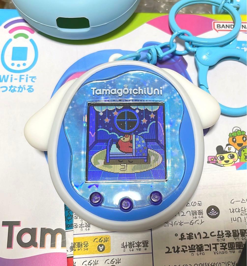 たまごっちユニ tamagotchi uni ブルー あのちゃん おまけ付き - メルカリ