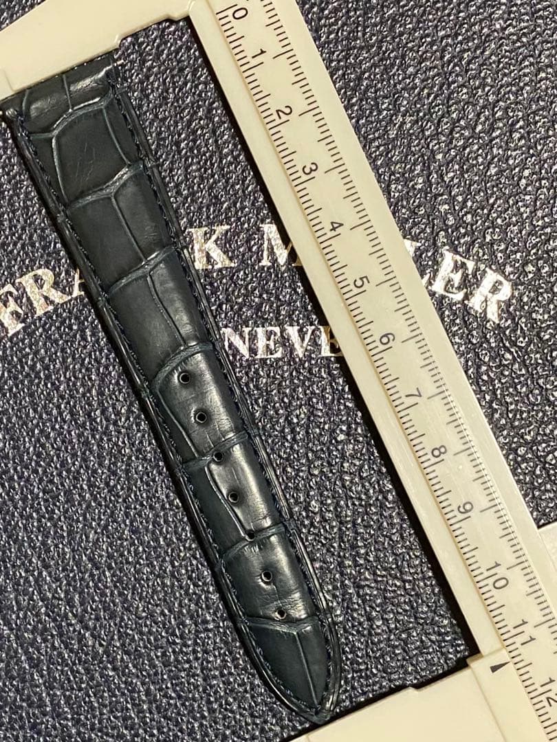 20mm フランクミュラー 純正 ダークブルー ストラップ ベルト 7880