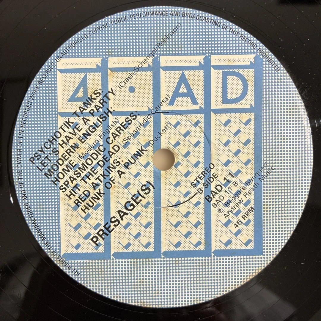 PRESAGE(S) 4AD V.A. 輸入12inchレコード 1980年 - メルカリ