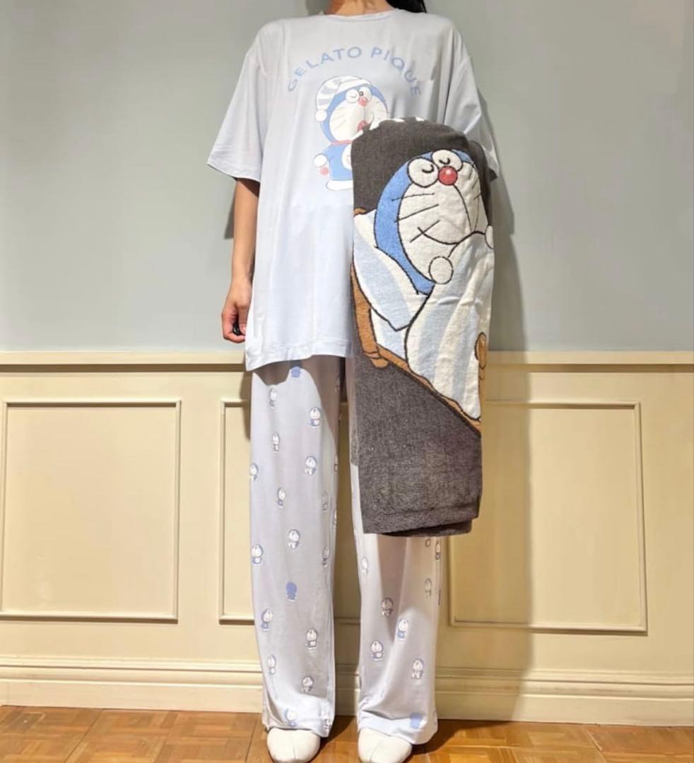 ジェラピケ ドラえもんジャガードブランケット - メルカリ